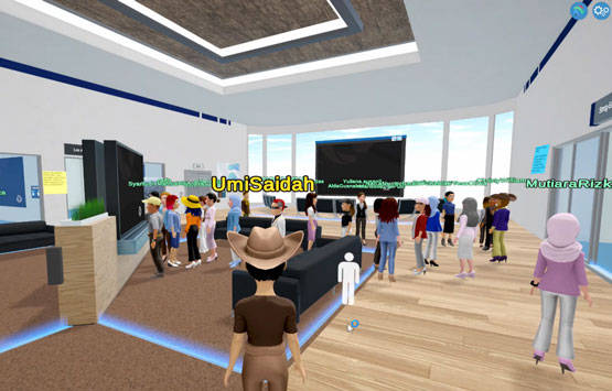Umi Saidah, observing intercultural interactions to promote intercultural competence on metaverse, Spring 2023.